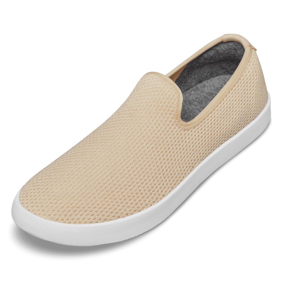 Allbirds Men's Slip-Ons Khaki - Tree Loungers - 96314ZIRC